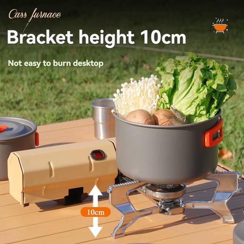 Experience the Great Outdoors with the 2670W Portable Camping Gas Stove – Your Ultimate Travel Cooking Companion
