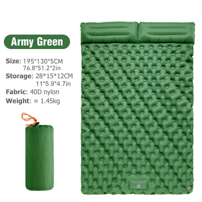 Experience Ultimate Comfort with the WESTTUNE Double Inflatable Mattress - Perfect for Camping, Backpacking, and Outdoor Adventures!