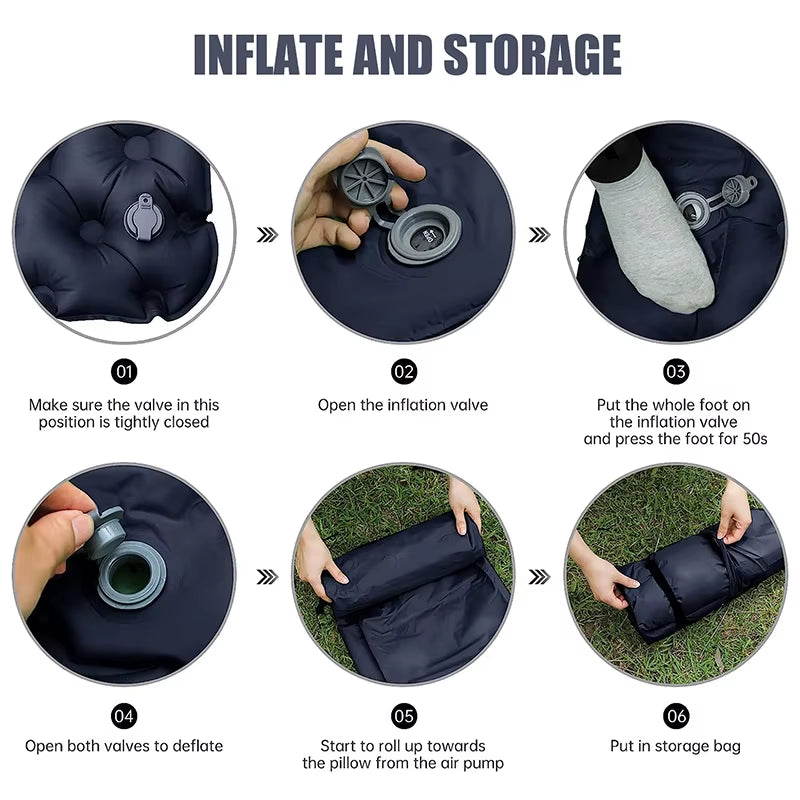 Experience Ultimate Comfort with the WESTTUNE Double Inflatable Mattress - Perfect for Camping, Backpacking, and Outdoor Adventures!