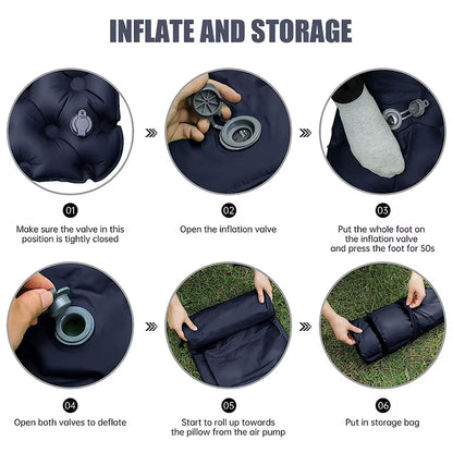 Experience Ultimate Comfort with the WESTTUNE Double Inflatable Mattress - Perfect for Camping, Backpacking, and Outdoor Adventures!