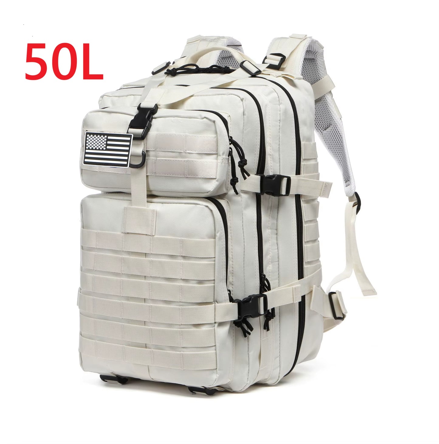 Versatile 30L/50L 1000D Nylon Waterproof Backpack for Trekking, Fishing, and Outdoor Adventures