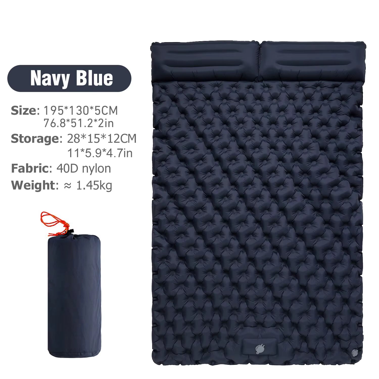 Experience Ultimate Comfort with the WESTTUNE Double Inflatable Mattress - Perfect for Camping, Backpacking, and Outdoor Adventures!