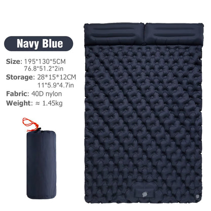Experience Ultimate Comfort with the WESTTUNE Double Inflatable Mattress - Perfect for Camping, Backpacking, and Outdoor Adventures!
