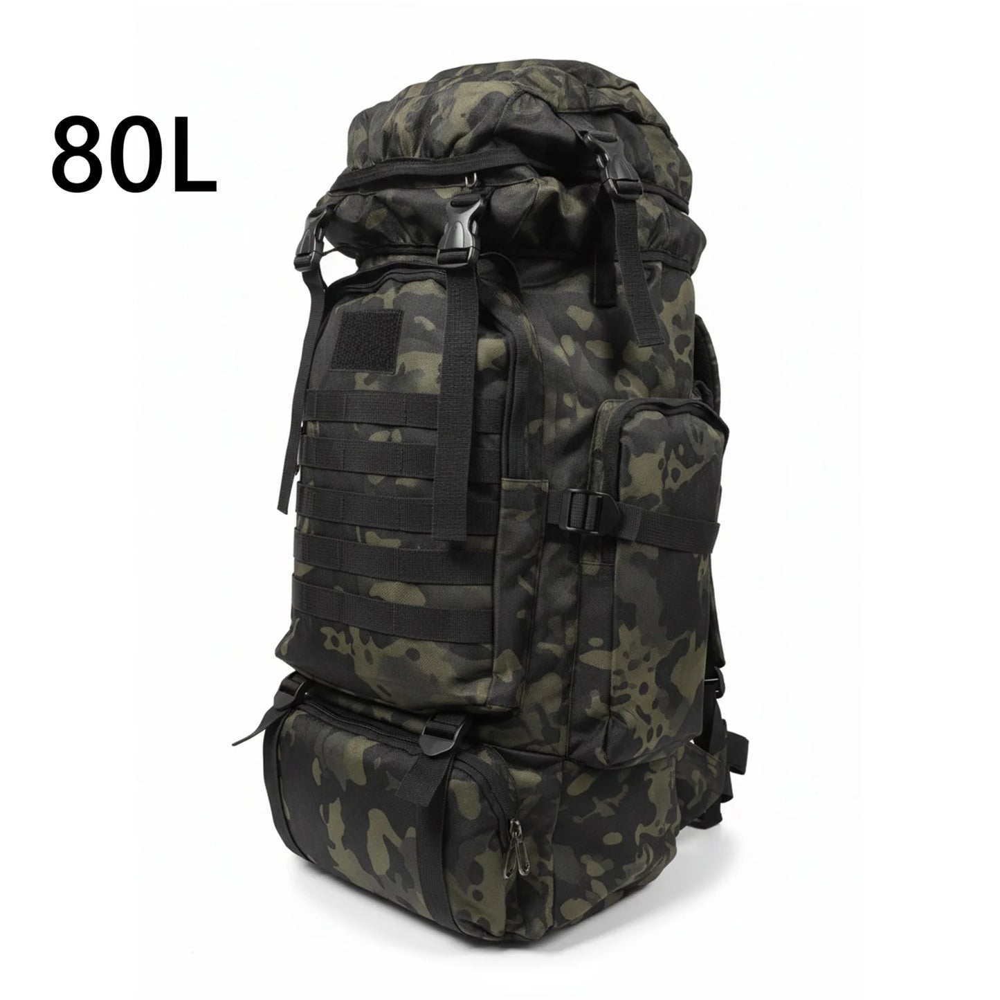 80L/100L Mountaineering Bag Climb Bag Tactical Backpacks Large Backpack Outdoors Hiking Camping Travel Bags