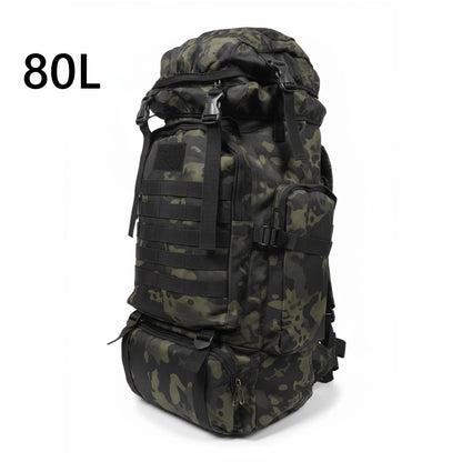 80L/100L Mountaineering Bag Climb Bag Tactical Backpacks Large Backpack Outdoors Hiking Camping Travel Bags