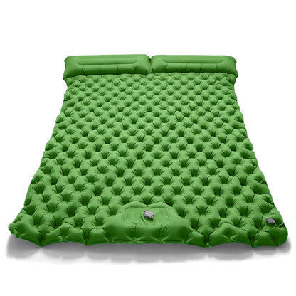 Experience Ultimate Comfort with Our Extra Wide Ultralight Double Inflatable Camping Mattress - Perfect for Couples and Road Trips!