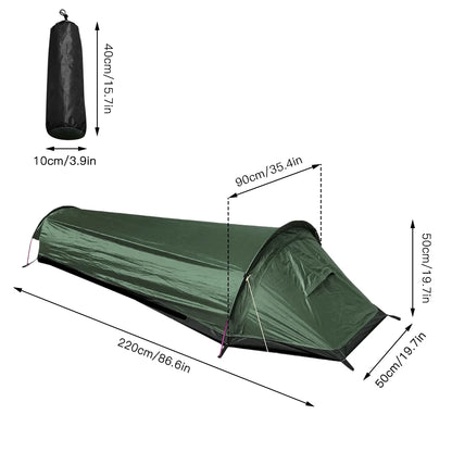 Ultimate Lightweight Waterproof Backpacking Tent for Solo Adventurers - Perfect for Hiking and Camping