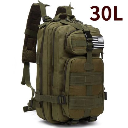 Versatile 30L/50L 1000D Nylon Waterproof Backpack for Trekking, Fishing, and Outdoor Adventures