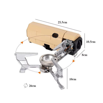 Experience the Great Outdoors with the 2670W Portable Camping Gas Stove – Your Ultimate Travel Cooking Companion